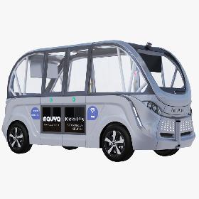 3D Navya Bus Gray